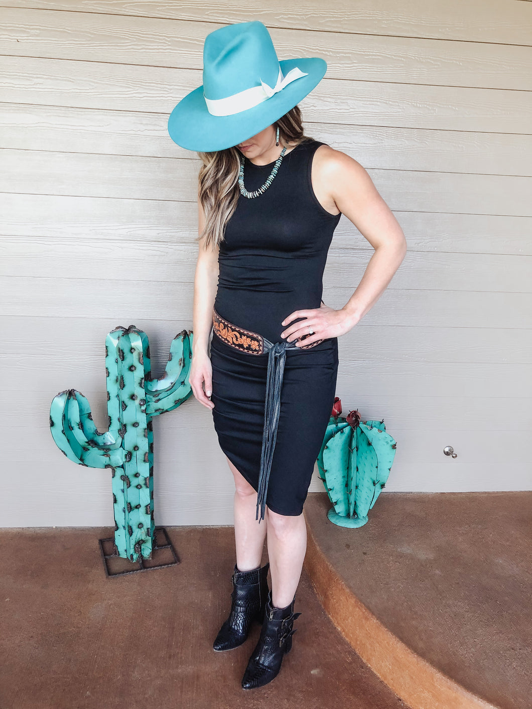 little black dress western