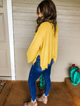 Load image into Gallery viewer, womens mustard sweater
