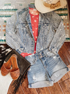 denim jacket avid wash