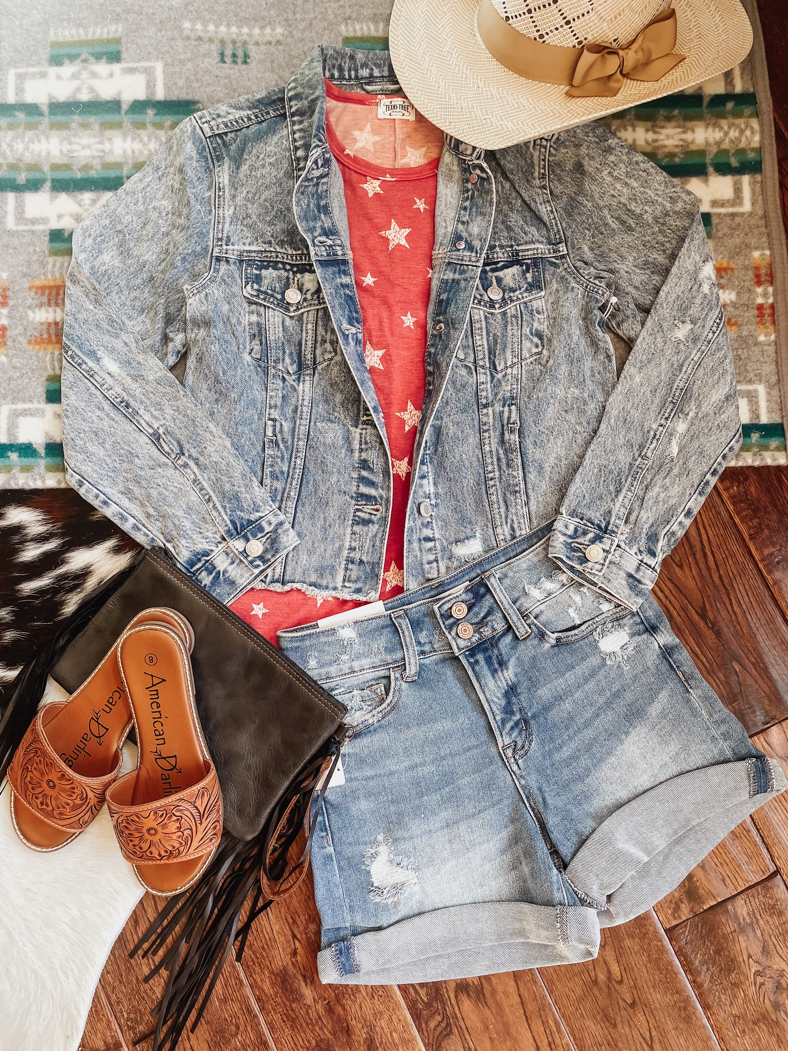 denim jacket avid wash