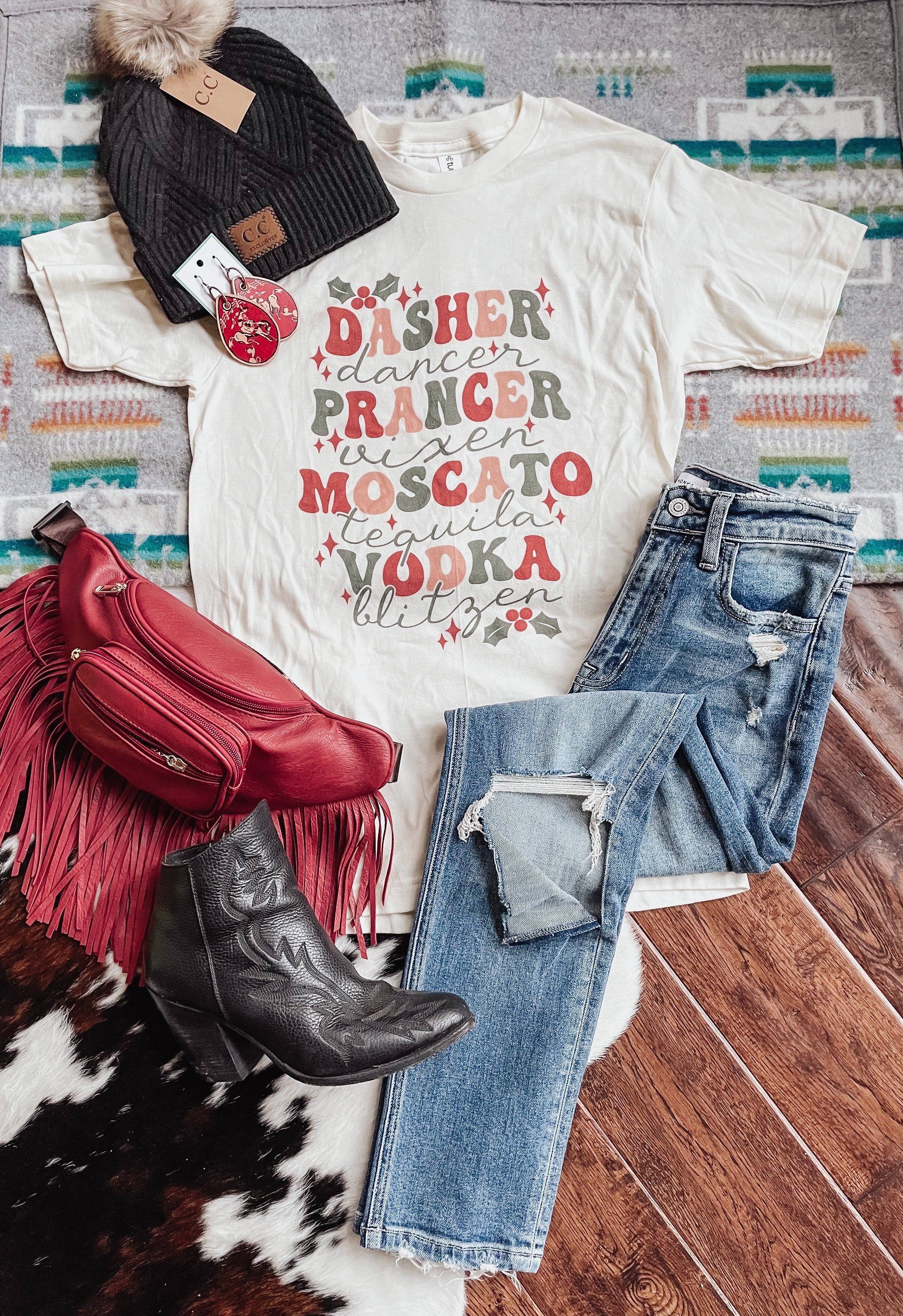 christmas graphic tee