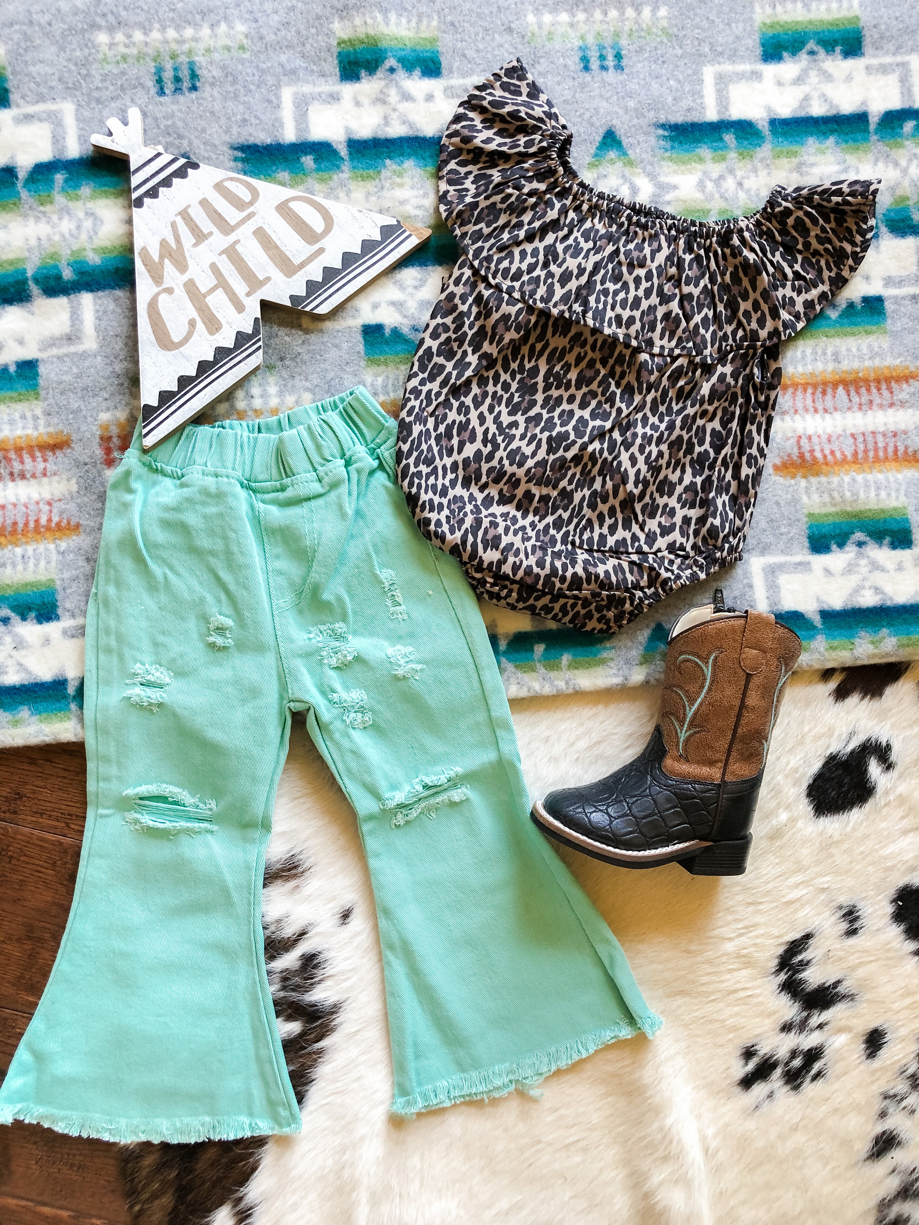 girls leopard onesie