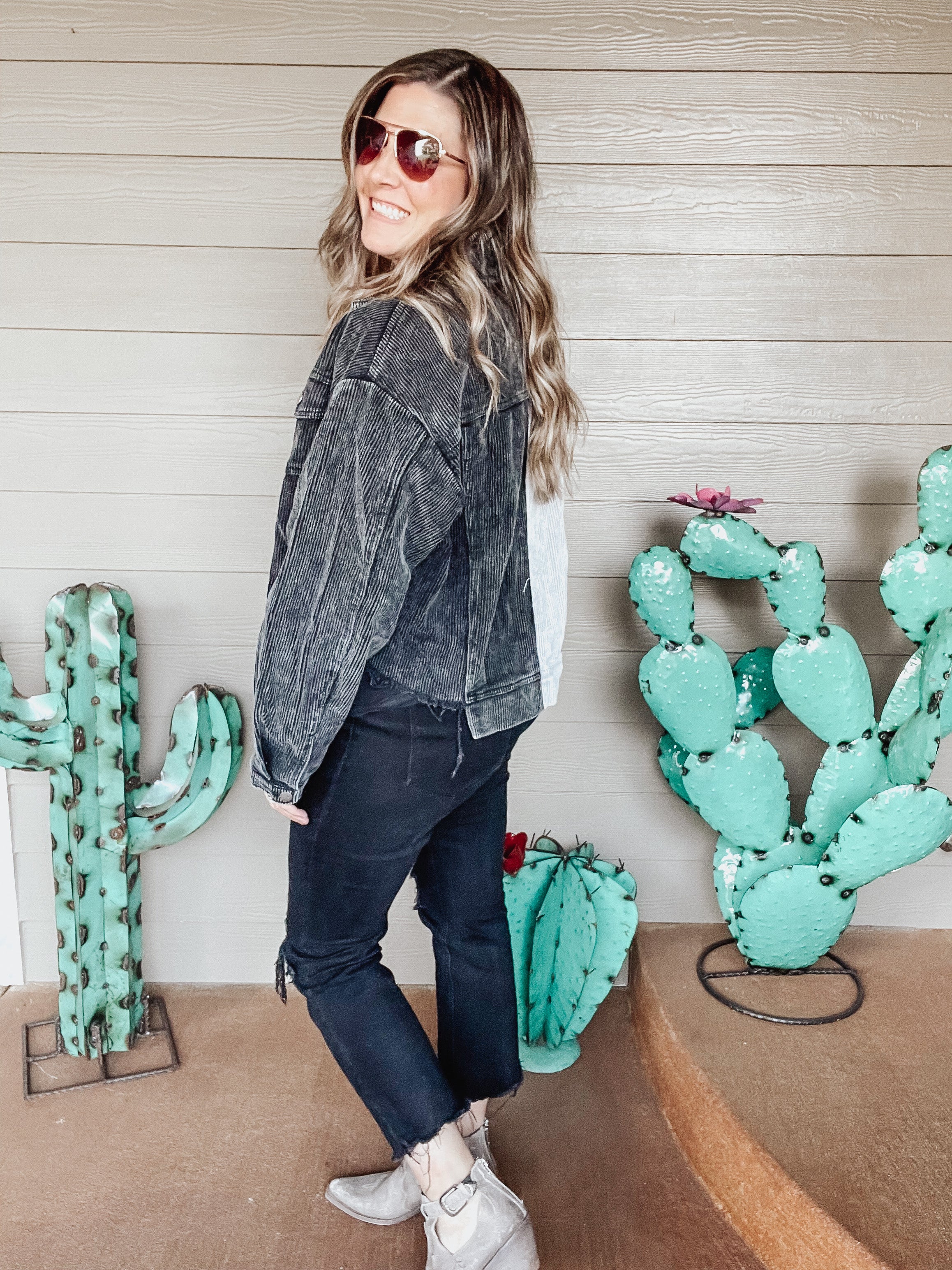 two tone jacket