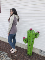 grey leopard sweatshirt