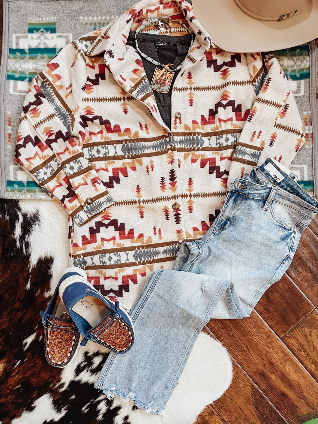 southwestern shacket